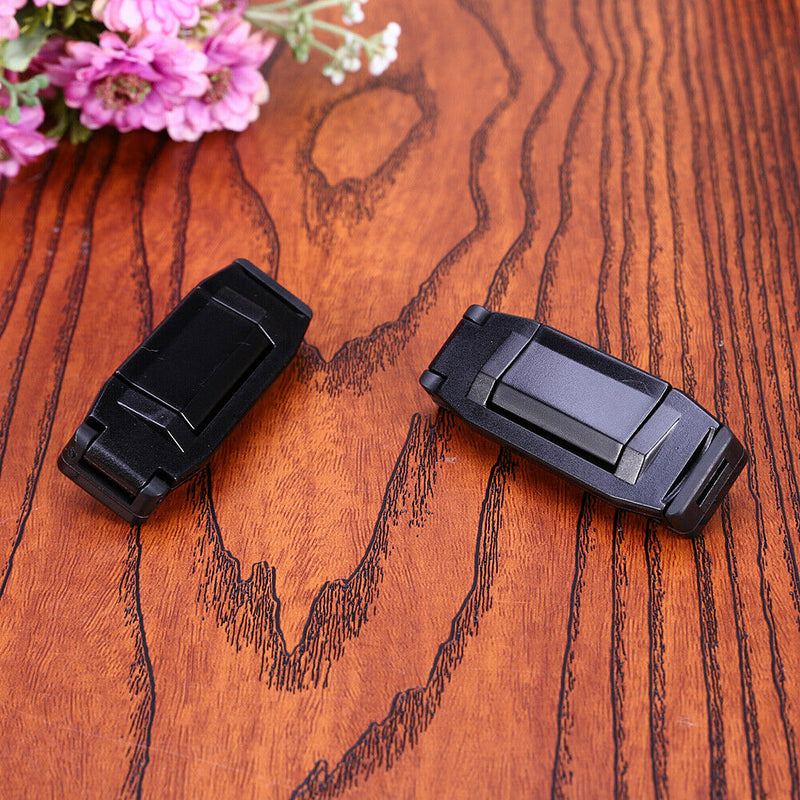 Stylish Seat Belt Adjusting Clip Tension Adjuster for Car Pack of 2 Black