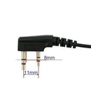 2 Pin PPT baofeng Headset Throat Microphone For uv 5r baofeng uv-5r BF-888S