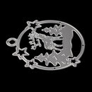 Christmas Elk Metal Cutting Dies Stencil for DIY Scrapbooking Album Paper C %o