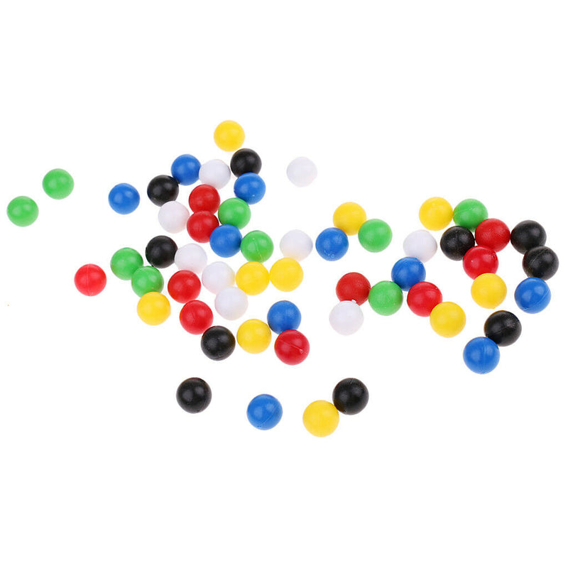 60pcs Mixed Color 10mm Balls for Wooden Connecting Four Balls in A Line Game