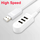 3 Ports USB 3.0 Multi High-Speed HUB Splitter Expansion Laptop For Desktop PC US