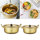 2Pcs Korea Aluminum Instant Noodle Pot Hot Pot Fast Cooling Boiler Round
