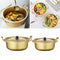 2Pcs Korea Aluminum Instant Noodle Pot Hot Pot Fast Cooling Boiler Round