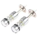 2PCS H1 100W car LED high power headlight bulb 6000K super white 1000LM Nw