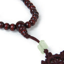Sandalwood Beads 216 pcs Buddhist Tibetan Buddha Mala Bracelet Necklace P9Q2