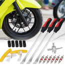 22pcs/set Valve Caps Cores Tyre Repair Tools Kit Car Tire Spoons Rim Protectors