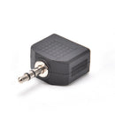 2X Audio 3.5mm Jack Male to Double AUX Female Headphone Y Splitters Adapters ES