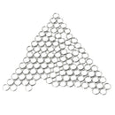 100 Piece Stainless Steel Split Ring Assortment  Rings Fishing Tackle