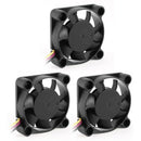 3 Pcs 40mmx10mm 3P 7 Blades Computer Chipset Cooling Fan DC 12V