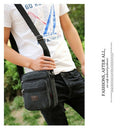 Men's Fashion Travel Cool Canvas Bag Men Messenger Crossbody Bags Shoulder