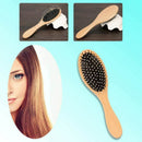Wooden Massage Hair Brush with Metal Pins Message Comb with Air Cushio NDV
