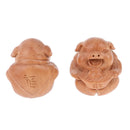 Portable Handmade Peach Wood Baoding Balls,  Chinese Health Exercise Ball Stress