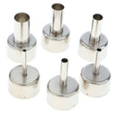 6 Pack 858 Heat Gun Nozzle Hot Air Desoldering Station Gun Mouth