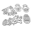 Lovely Egg Cutting Dies Scrapbooking Stencils Template for DIY Album Photo