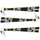 remove before flight fashion pilot lanyards for key neck strap id card badge*LJ