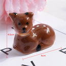 Cute plum shape ceramic chopsticks holders chopstick spoons fork stand shelf BX