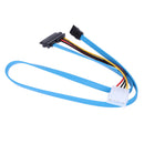 7 Pin SATA Serial ATA to SAS 29 Pin and 4 Pin Power Adapter Connector Cable A
