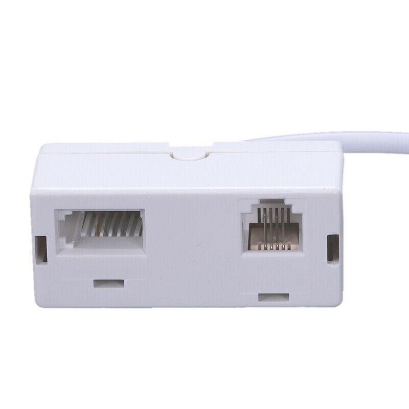 RJ11 Male Plug to RJ11 UK BT Telephone Socket Adapter Splitter D8Q3