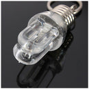 Change Color Portable U Shape LED Bulb Keychain Light Lamp Torch Keyring Ra