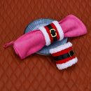 4pcs/lot Christmas Decor Napkin Holders Belt Buckle Christmas Decoration