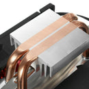 Led Dual Fan 2Heat Pipe Quiet Cpu Cooler Heatsink For Intel