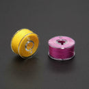50pcs Colorful Sewing Threads+50 Grids Clear Plastic Sewing Machine Bobbins A