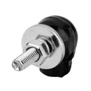 4 Pieces 6mm Plastic Motorcycle License Plate Bolts with Washers Repair Set