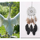 Black Feather Dream Catcher Feather Bead Wall Hanging Decor Home Decoration