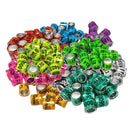 Set of 200 Aluminum Rings for Bird Dove 2021 Racing Pigeons
