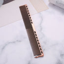 Aluminum Anti-static Hairdressing Combs Hair Cutting Hair Brush (Bronze) A