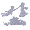 2pcs Cutting Dies Happy Valentine DIY Photo Album Scrapbook Emboss Stencils