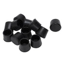 Rubber feet for walking aids stool chair top rubber feet, 12 pieces, black H5G4