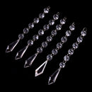 5  Crystal Clear Bead Garland Chandelier Hanging Wedding Supplies decor  t3c