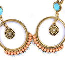 Fashion Bohemia Crystal Round Hollow Out Drop Dangle Earrings Statement Jewel-OZ