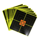 10 Packs 10inch Square Shape  Targets Self Adhesive Gun Range Paster