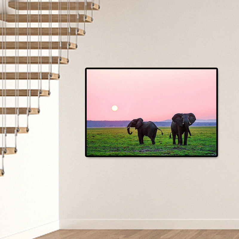 1000 Pieces Paper Jigsaw Puzzles Two Elephants Assembling Picture Kit