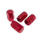4x Red Bike Wheel Tyre Tire Valve Stem Air Dust Cover Screw Cap Auto Truck Q1L9