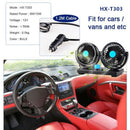 12V 5W Portable Air Conditioner For Car Dual Head Plug In Vehicle Fan Dash