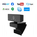 1080P Full HD Webcam USB Plug n Play Widescreen Built-in MIC Web Camera For PC