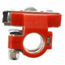 2pcs Car Black Red Metal 90 Degree Angle Type Battery Terminals Clamps P2U4