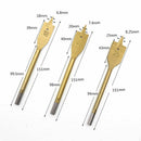 6Pc 1/4" Hex Shank Spade Flat Wood Boring Drill Bit Set 10/12/16/18/20/25mm UJF
