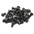 50pcs M6x12mm Button Head Hex Socket Cap Screw Bolt Black P7G5