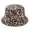 Fashion Leopard Print Bucket Hat Fisherman Outdoor Travel Unisex Sun Cap #gib
