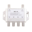 2x4 Way LNB Voltage Selected Multiswitch Satellite Multi Switch 2 In 4 Out