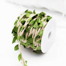 10M Simulation Green Leaves Weaving Rope Diy Wedding Birthday Wedding Decor V4S9