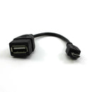 USB to USB A Female OTG Adapter Connector Data Transfer Charger Cable Cord