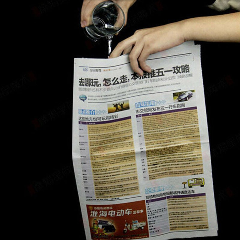 Magic Tricks Water In Newspaper Illusions Magic Tricks Product Paper Magic toyLJ