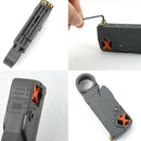 Rotary Coaxial Stripping Cable Stripper Cutter Tool For RG-58/59/62/6QS/3C/4C 3C