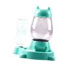 Cat Dog Automatic Water Dispenser Pet Feeder Bowls for Small Dogs Cats Green