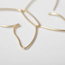 Metal Hollow Butterfly Hook Earrings Women Simple Geometric Eardrop Jewelry